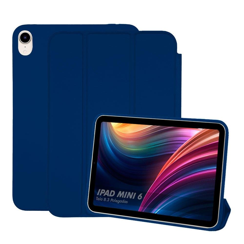 Capa Case Ipad Mini 6, 6ª G 2021, Azul Marinho | KaBuM!