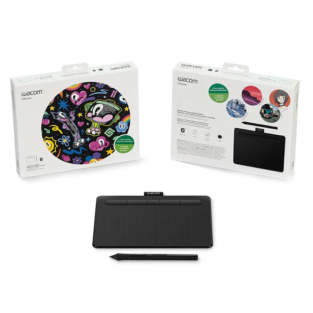 Mesa Digitalizadora Wacom Intuos Ctl4100w, Pequena, Bluetooth, Preto Mesa Digitalizadora Wacom Intuos Ctl4100w, Pequena, Bluetooth, Preto