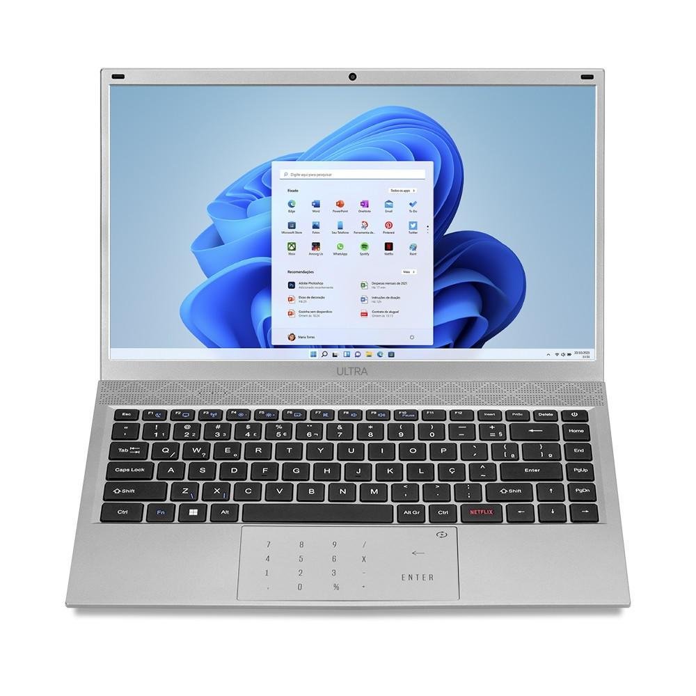 Notebook Ultra Com Windows 11 Home Intel Core I3