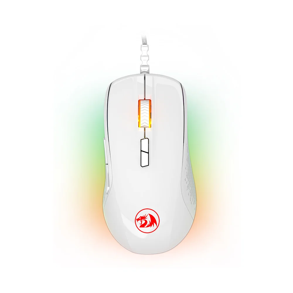 Mouse Gamer Redragon Stormrage, 10000 DPI, USB 2.0, Com Fio, Branco Mouse Gamer Redragon Stormrage, 10000 DPI, USB 2.0, Com Fio, Branco