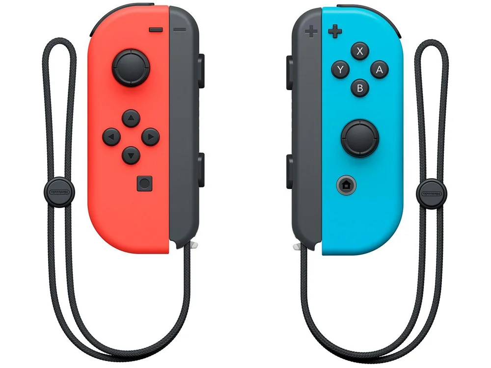 Controle Nintendo Joy-con (esquerdo E Direito) Vermelho/azul - Switch Controle Nintendo Joy-con (esquerdo E Direito) Vermelho/azul - Switch