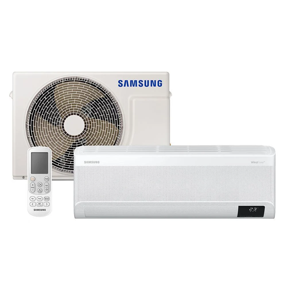 Ar Condicionado Samsung Windfree Connect, Split, Inverter, 18000 Btus, 220V, Quente/frio - Ar18bseaawkxaz Ar Condicionado Samsung Windfree Connect, Split, Inverter, 18000 Btus, 220V, Quente/frio - Ar18bseaawkxaz