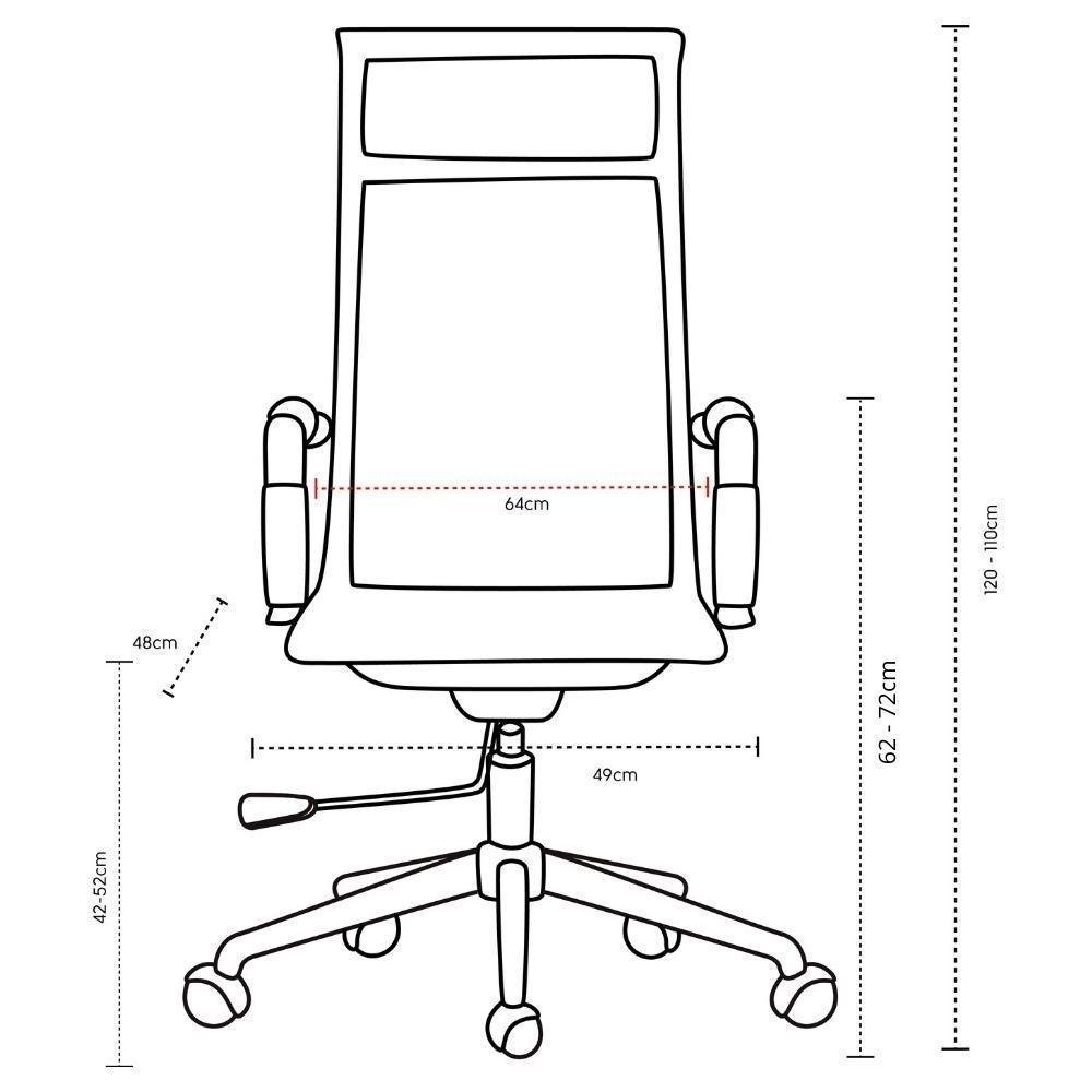 Cadeira Office Fortt Oslo Cef03-p, até 120kg, Esteirinha, Base Cromada, Com Rodinha, Preta Cadeira Office Fortt Oslo Cef03-p, até 120kg, Esteirinha, Base Cromada, Com Rodinha, Preta