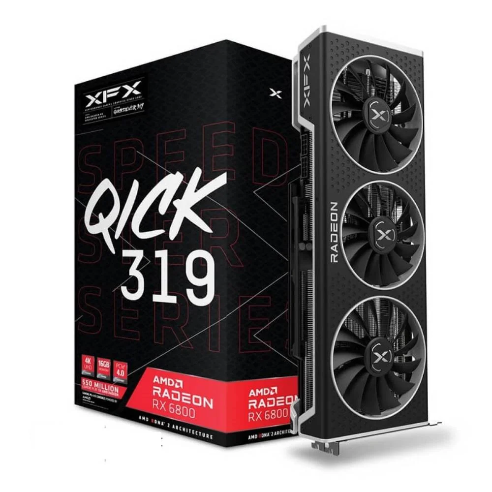 Placa De Video Xfx 16GB AMD Rx6800 GDDR6