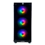 Gabinete Gamer Hayom Gb1729, ATX, Lateral e Frontal em Vidro Temperado, 4x Cooler, Preto