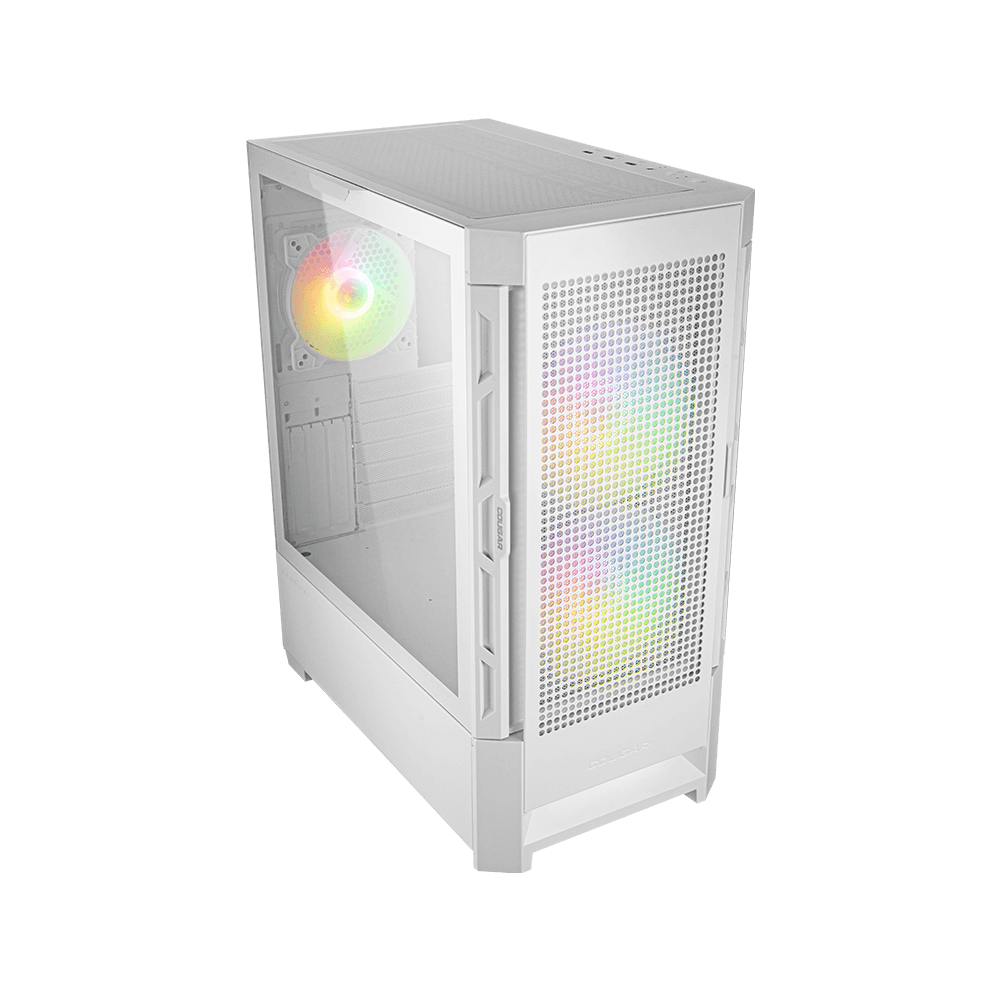 Gabinete Gamer Cougar Duoface, ATX, RGB, White - Ref.385zd10.0003 Gabinete Gamer Cougar Duoface, ATX, RGB, White - Ref.385zd10.0003