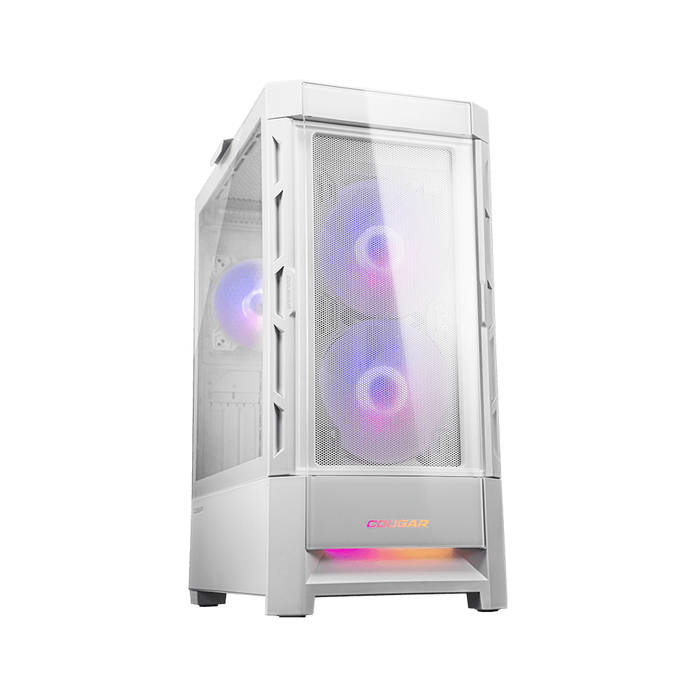 Gabinete Gamer Cougar Duoface, ATX, RGB, White - Ref.385zd10.0003 Gabinete Gamer Cougar Duoface, ATX, RGB, White - Ref.385zd10.0003