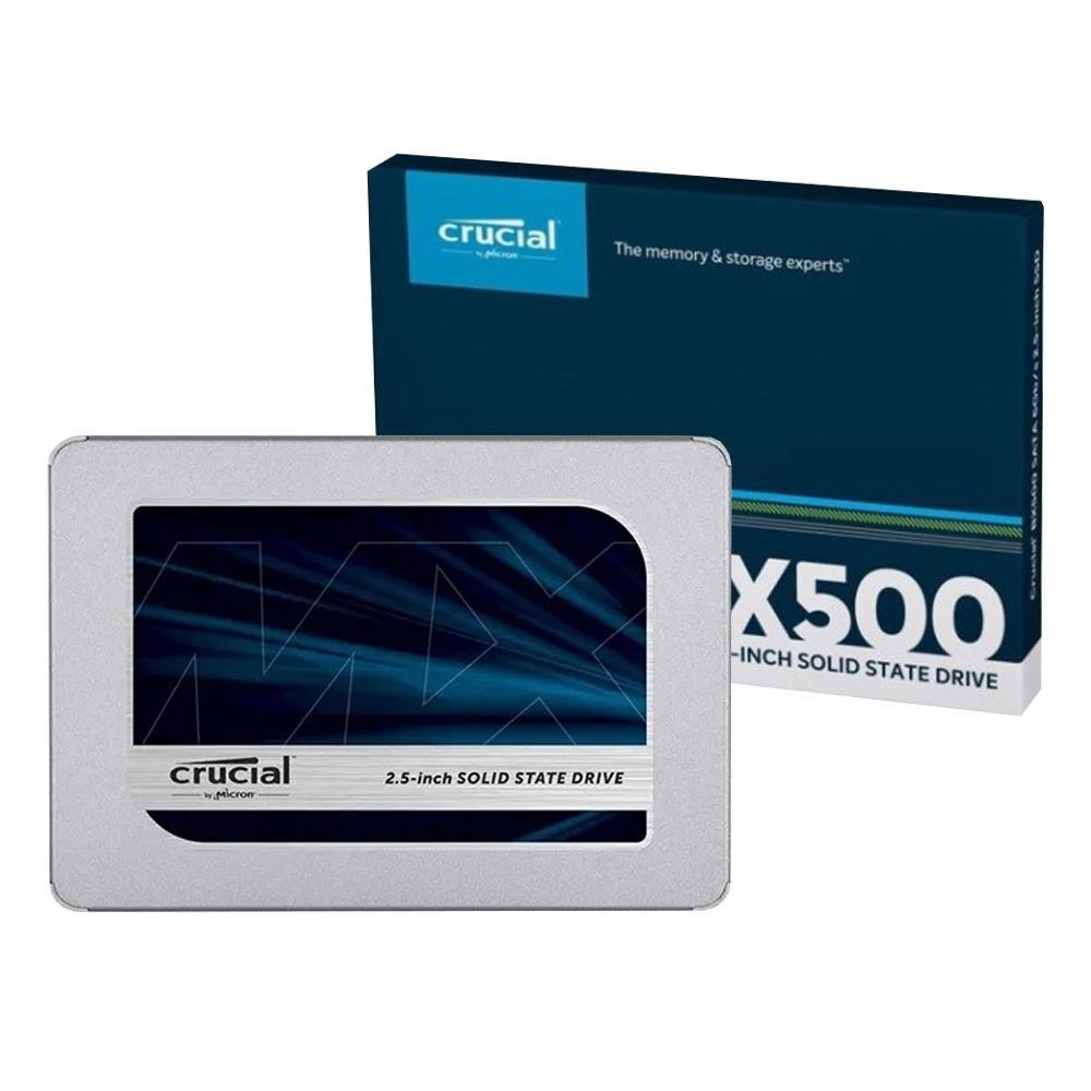 SSD 250GB 2.5 Sata 3 560MB/s Leit - 510MB/s Grav Mx500 Ct250mx500SSD1 Crucial SSD 250GB 2.5 Sata 3 560MB/s Leit - 510MB/s Grav Mx500 Ct250mx500SSD1 Crucial