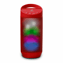 Caixa de Som C3tech Beat Bluetooth LED, Portátil, 8W RMS - Vermelha