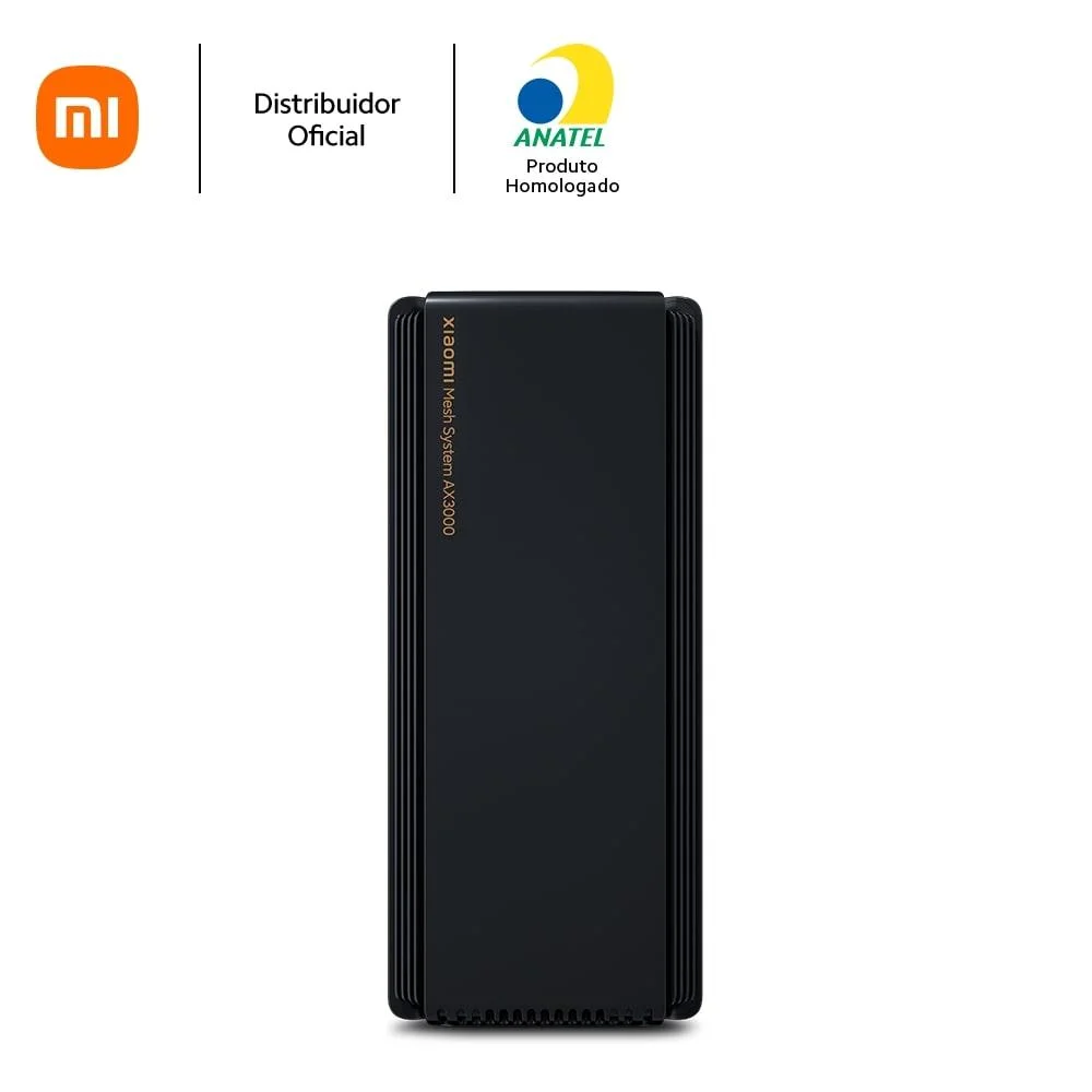 Roteador Mesh Wi-Fi 6 Xiaomi Ax3000, Preto, U