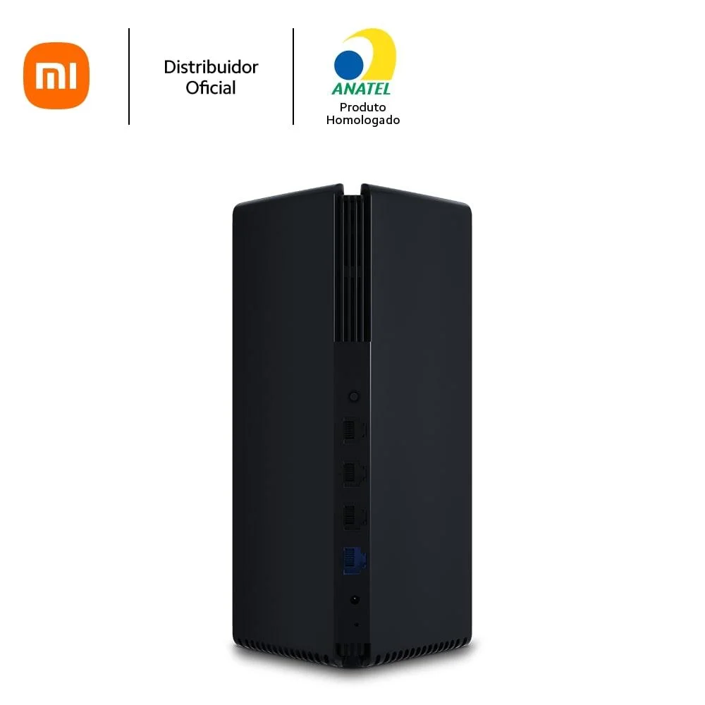 Roteador Mesh Wi-Fi 6 Xiaomi Ax3000, Preto, U