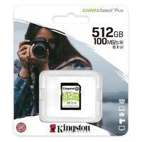 Cartao De Memoria, Sd Kingston, Canvas Select Plus 512GB, Classe 10, 100MBs - (sds2/512GB)