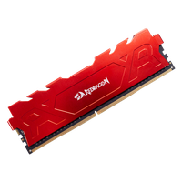 Memória Redragon Rage, 8GB, 3200MHz, DDR4, CL16, Vermelha - GM-701