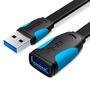 Cabo Vention Extensor Flat USB 3.0 Extensão, Pendrive, Tv - 1,5m