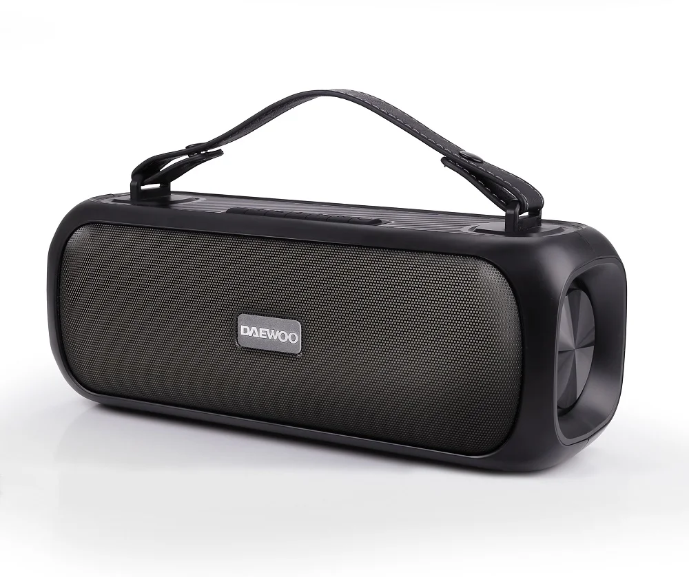 Caixa De Som Portátil Daewoo Dw542, Bluetooth, TWS, Color Soundbox, IPX5, Preto