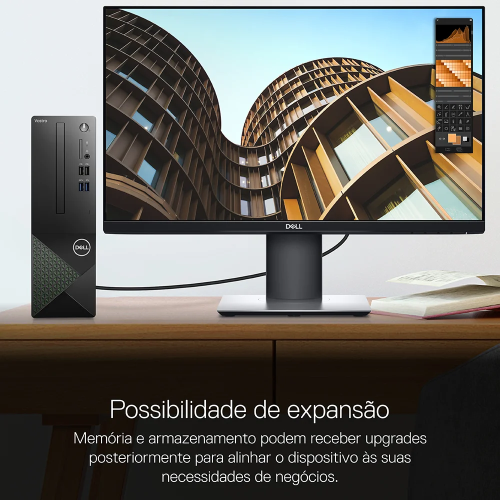 PC Dell Vostro 3710 SFF I3 8GB SSD 256GB KaBuM