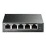 Switch Gigabit, Easy Smart 10/100/1000 C/ 5 Portas (sendo 4 Poe) - Tl-sg105pe SMB