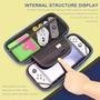 Case 123games, P/ Nintendo Switch Oled, Bolsa/Estojo Proteção, Vermelha