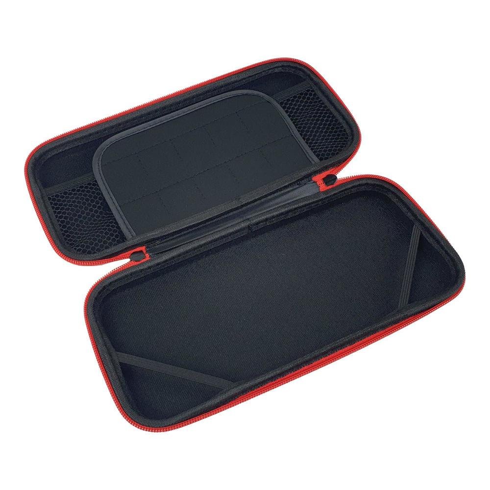 Case 123games, P/ Nintendo Switch Oled, Bolsa/Estojo Proteção, Vermelha Case 123games, P/ Nintendo Switch Oled, Bolsa/Estojo Proteção, Vermelha