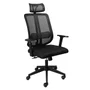 Cadeira Office Go Star Plus Vinik, Preta - Cogsp10p
