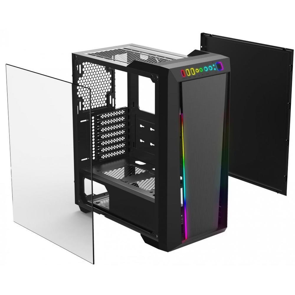 Gabinete Gamer Gamdias Argus M2, RGB, Mid Tower, Atx Black
