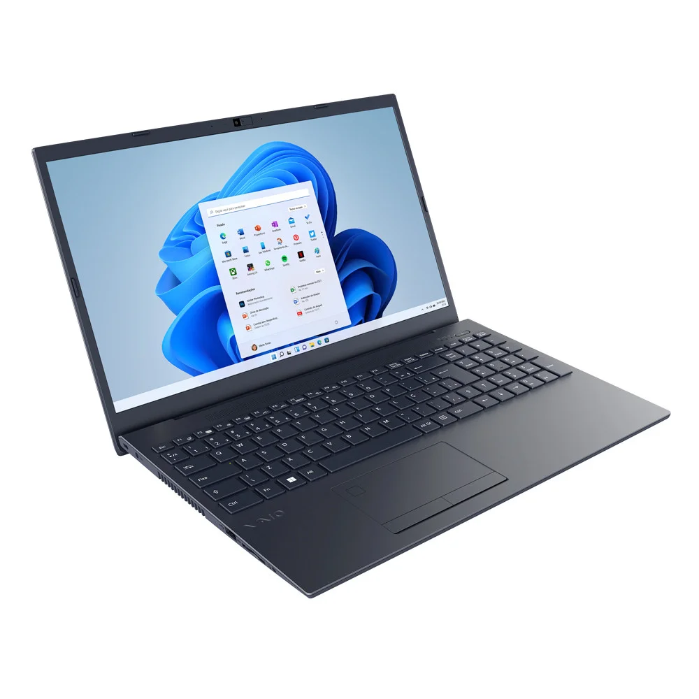 Notebook Vaio Fe15, FHD I5-1235u, 8GB, SSD 256GB, Windows 11 Home, Tela 15.6 Polegadas, Cinza Escuro - Vjfe54f11x-b0111h