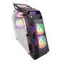 Gabinete Gamer Pixxo, Gs Preto RGB, Coler Fans, Lateral Vidro - Htlk6s23r6