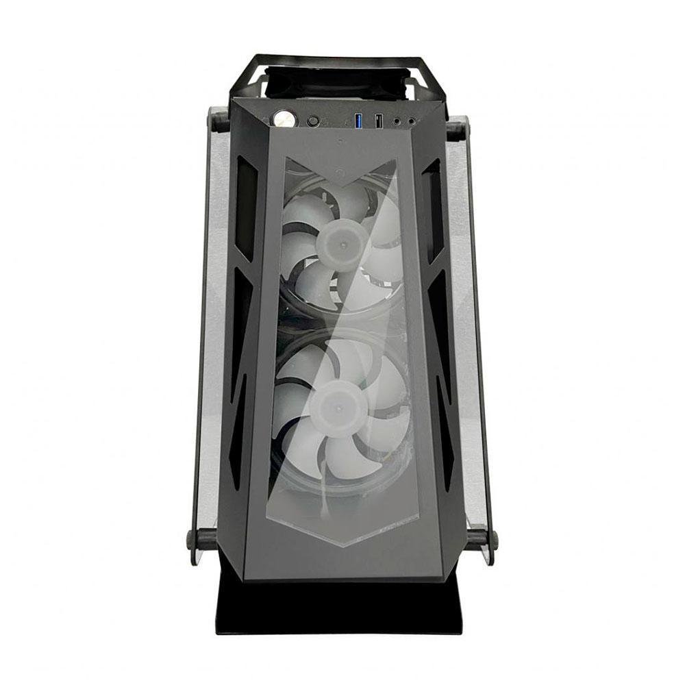 Gabinete Gamer Pixxo, Gs Preto RGB, Coler Fans, Lateral Vidro - Htlk6s23r6
