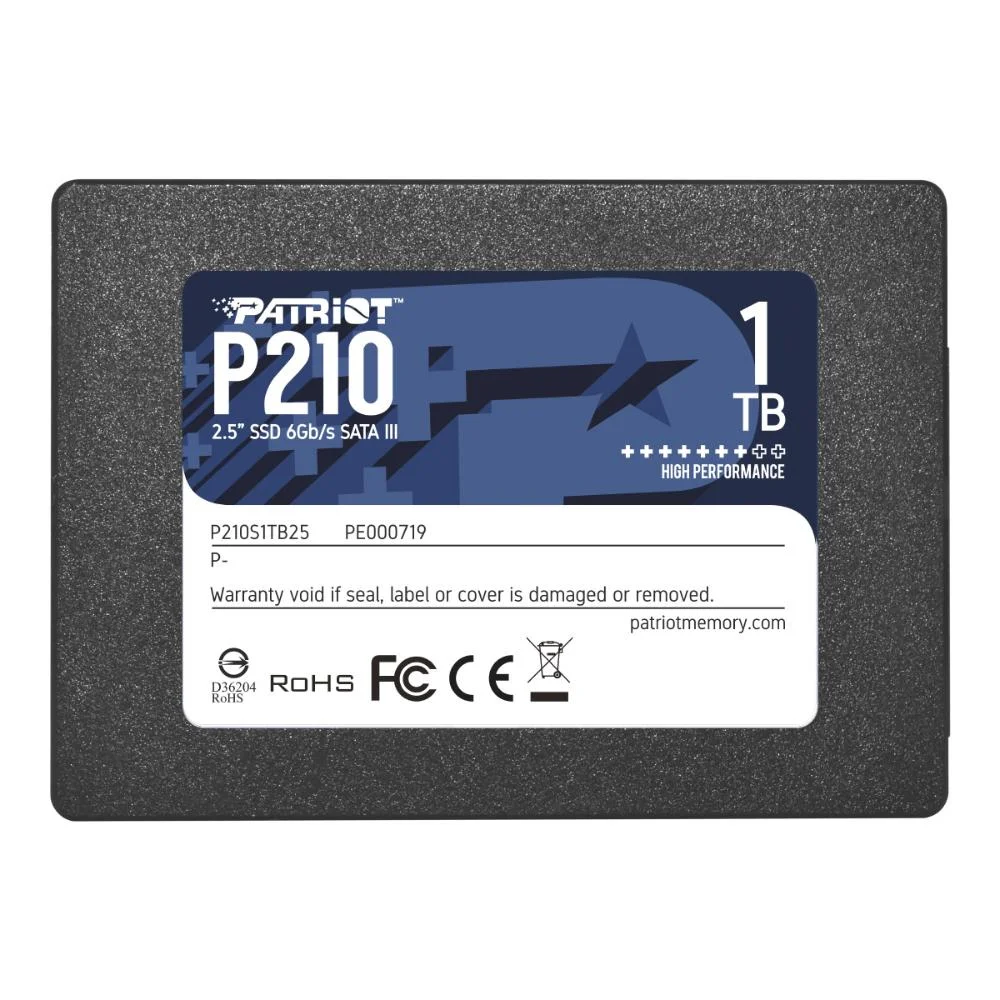 SSD Patriot P210 1TB Leitura: 520MBs KaBuM