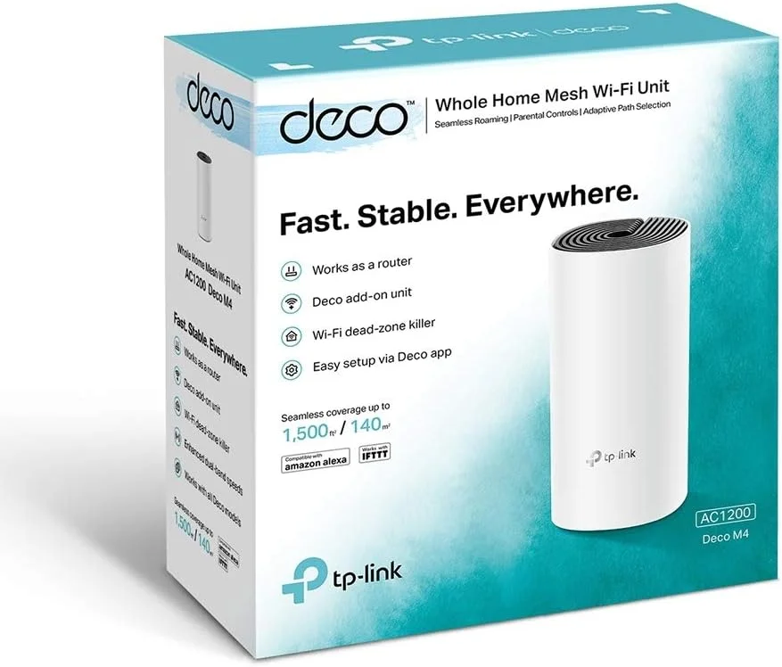Roteador Tplink Deco M4 Mesh GigabitDualband KaBuM
