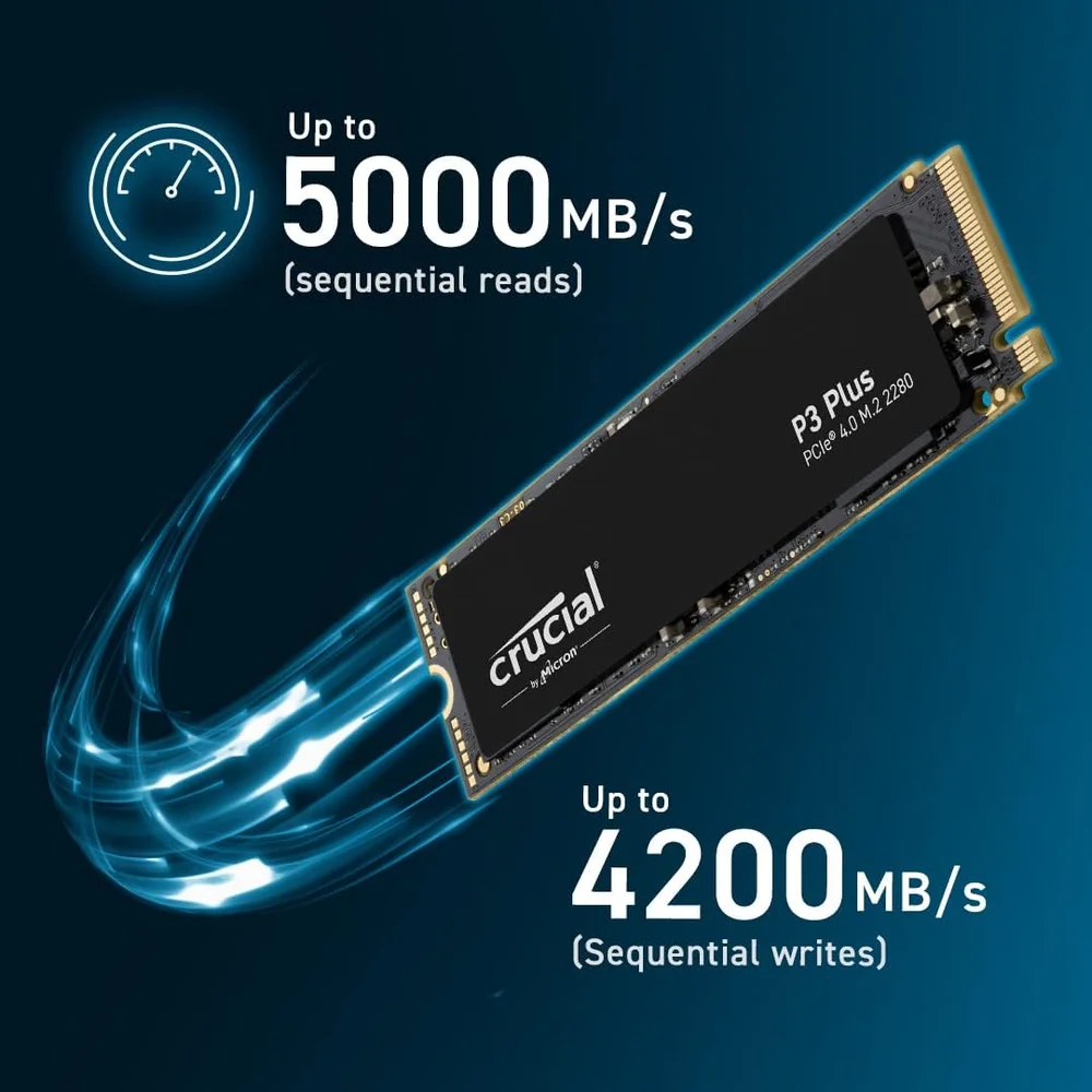 SSD Crucial P3 Plus 4TB Nvme 2280 KaBuM