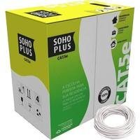 50 Metros De Cabo Rede Lan Utp Cat5e Furukawa Sohoplus U/utp, Branco