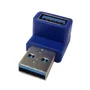 Adaptador USB 3.0 Em L Macho X Femea Mag