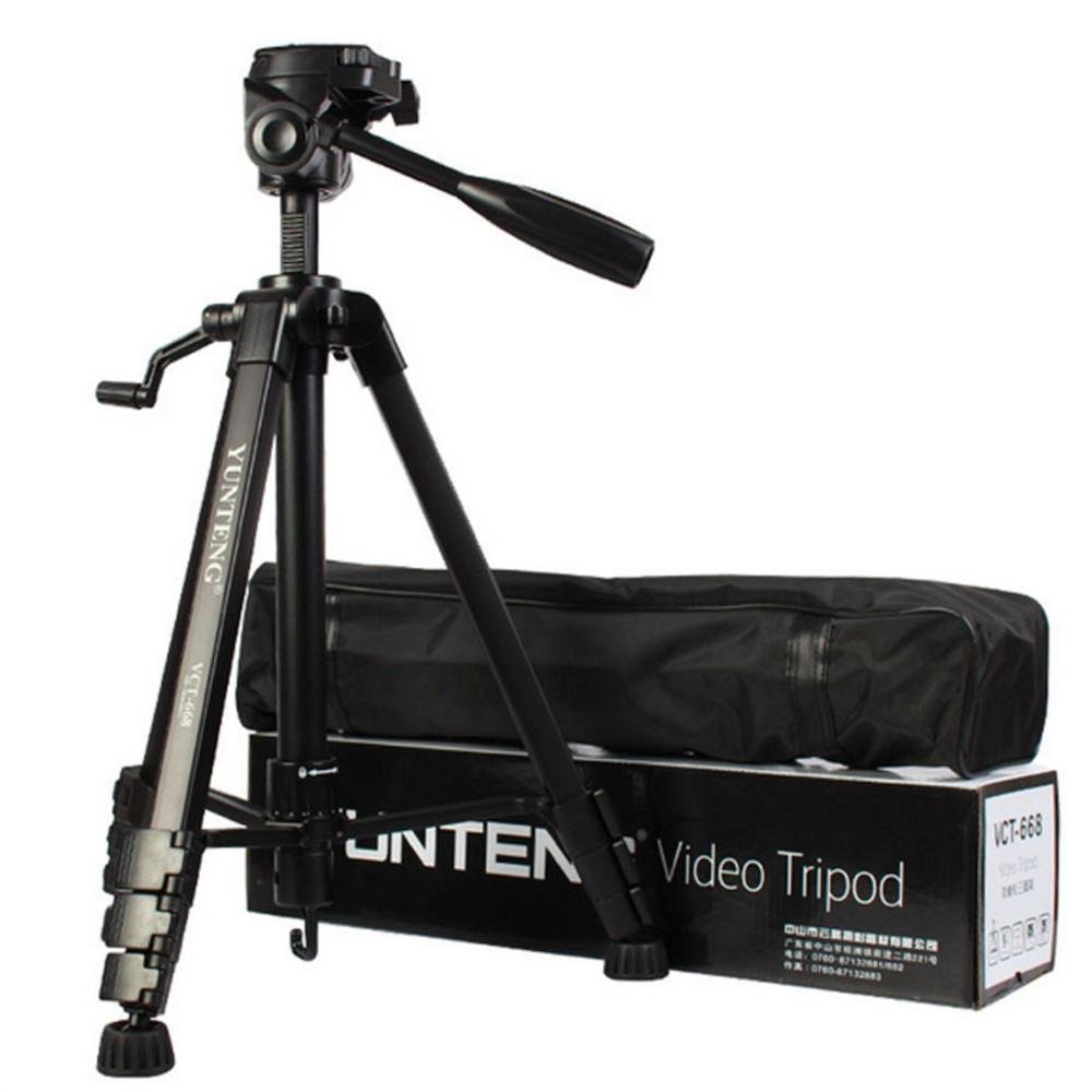 Tripé Profissional Yunteng Vct668 Com Cabeça