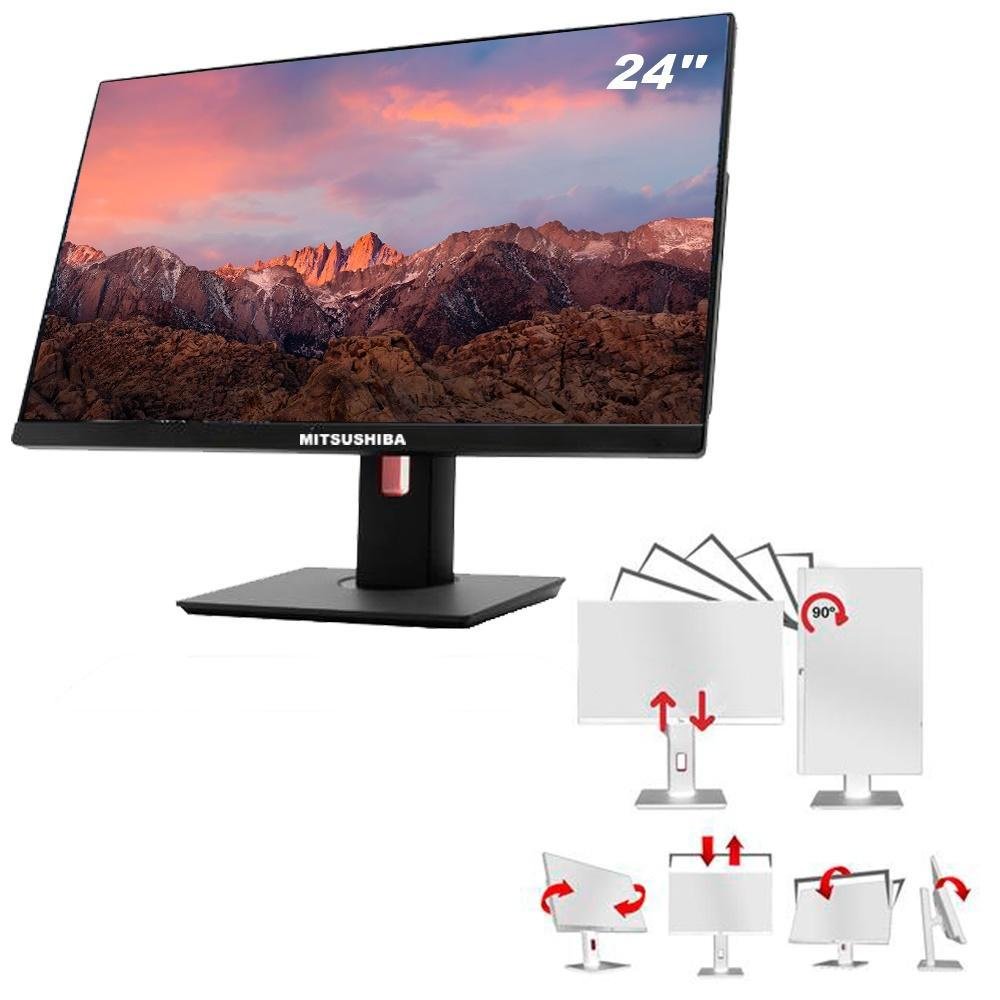 "Computador All In One Mitsushiba, 24"" LED, Intel-Core I5 10210u, 16GB RAM, SSD 512GB, Windows 11 Pro" em Campinas - foto 2