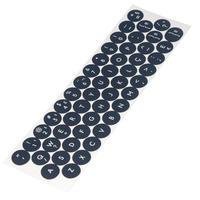 Adesivos Redondos Português, Abnt2, Para Teclado 14mm, Logitech - Cinza