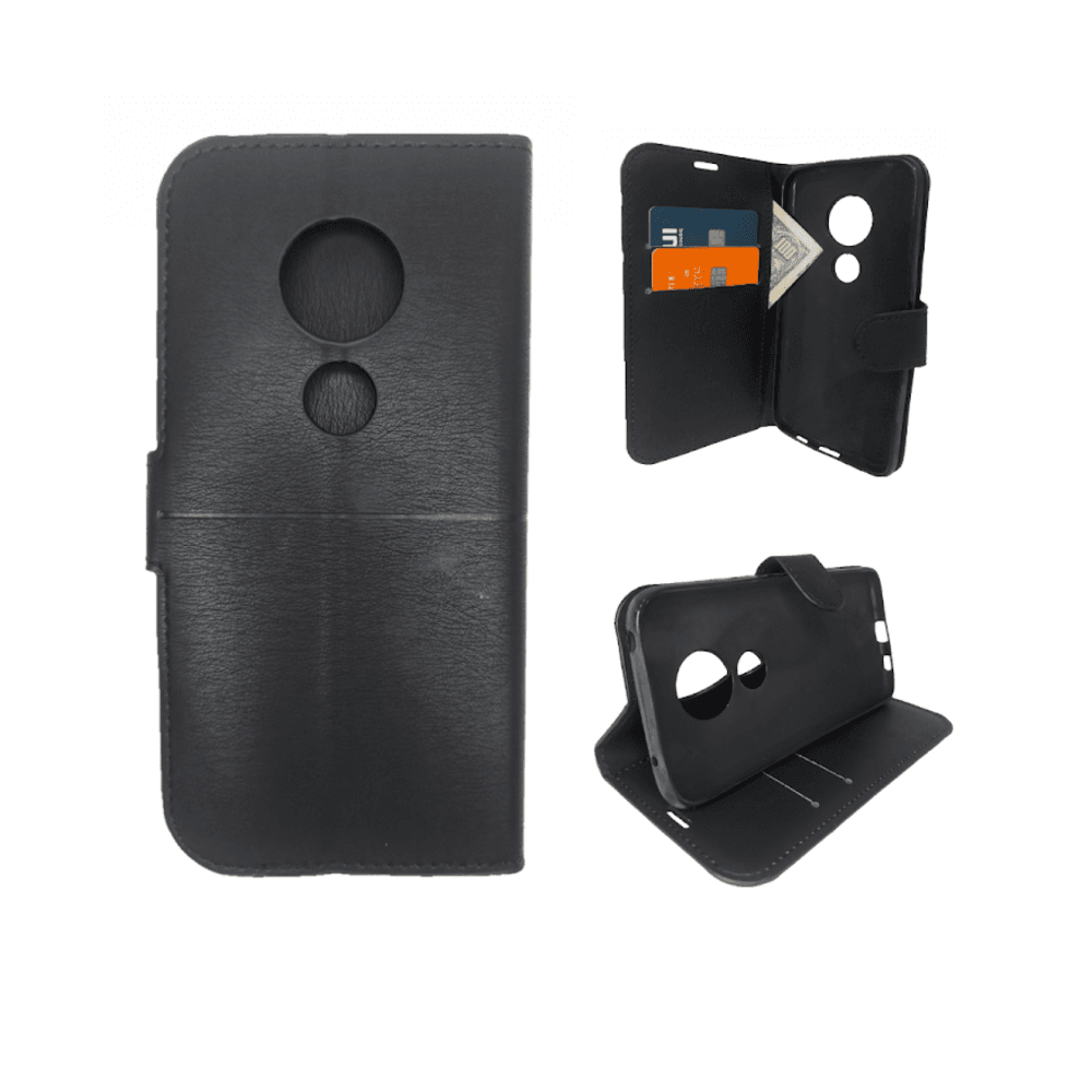 Capa Carteira Para Motorola G7 Play,tela De 5.7 Polegadas, preta