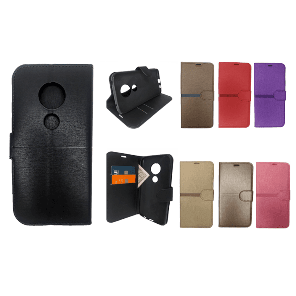 Capa Carteira Para Motorola G7 Play,tela De 5.7 Polegadas, preta