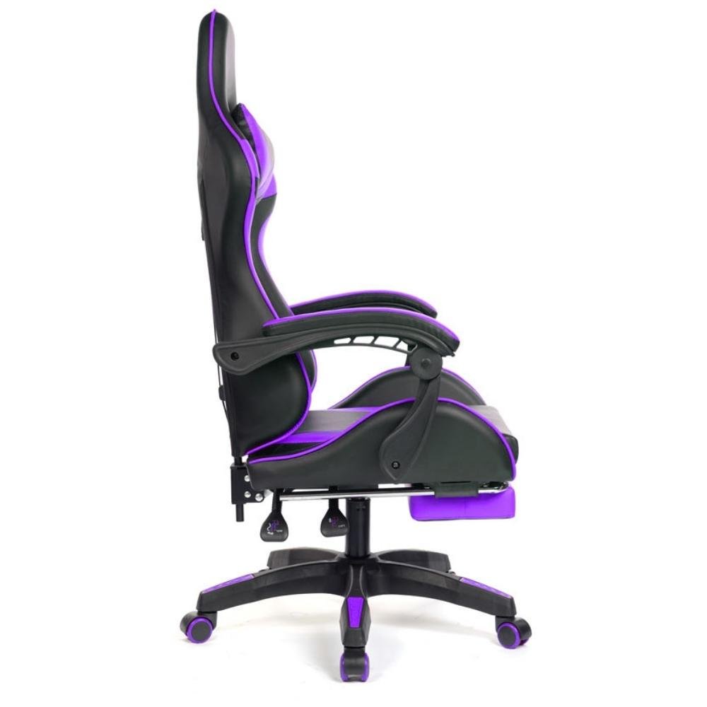 Cadeira Gamer Prizi Jx1039 Até 120Kg Roxa KaBuM