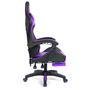 Cadeira Gamer Prizi JX-1039PU, Até 120Kg, Ajustável, Com Almofadas, Roxa