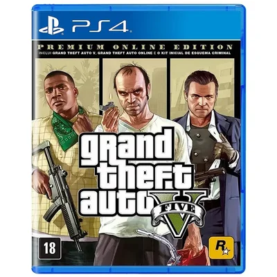 Imagem do produto Grand Theft Auto V: Premium Edition PS4 - Físico em Kabum