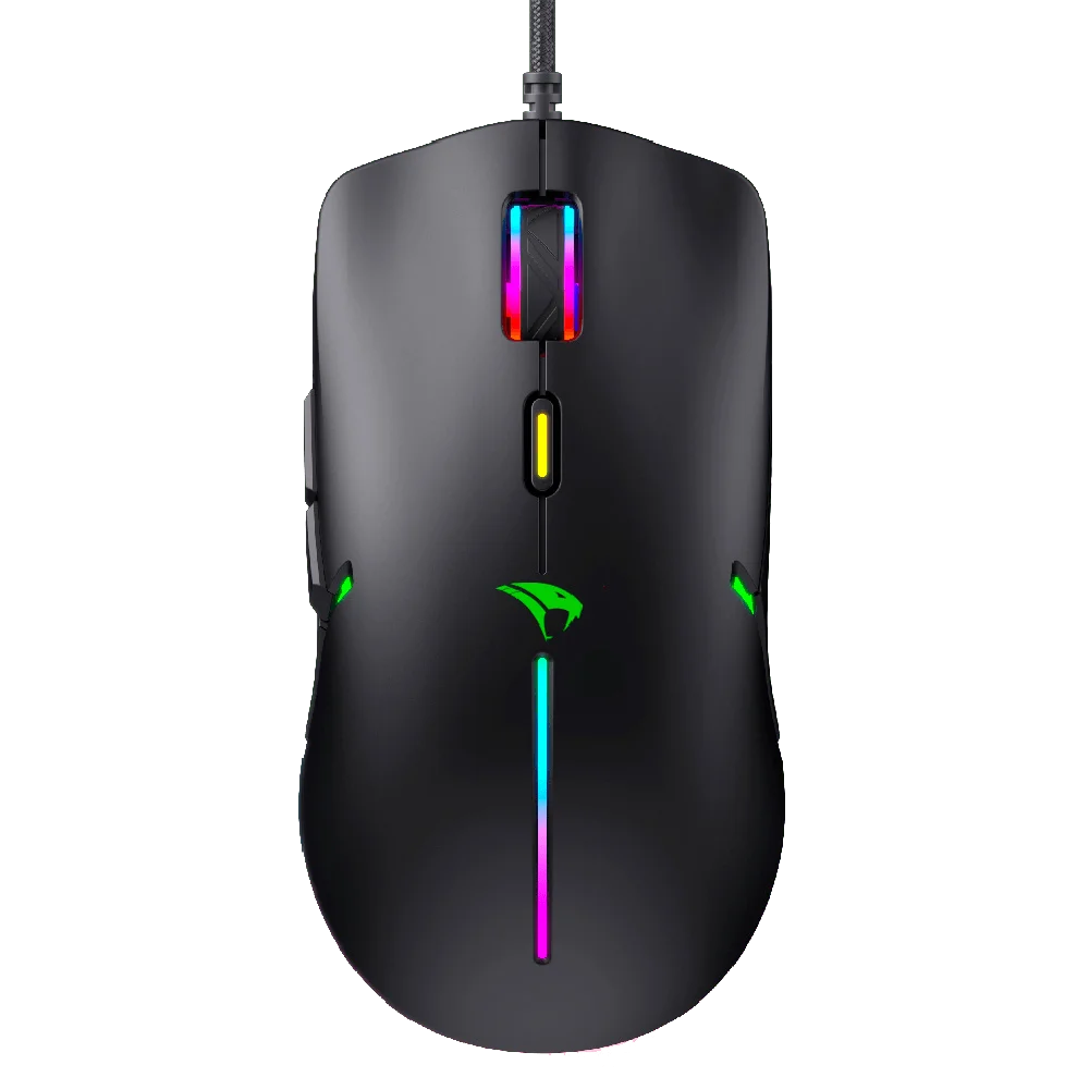 Mouse Gamer Viper Pro Preto Bivolt KaBuM