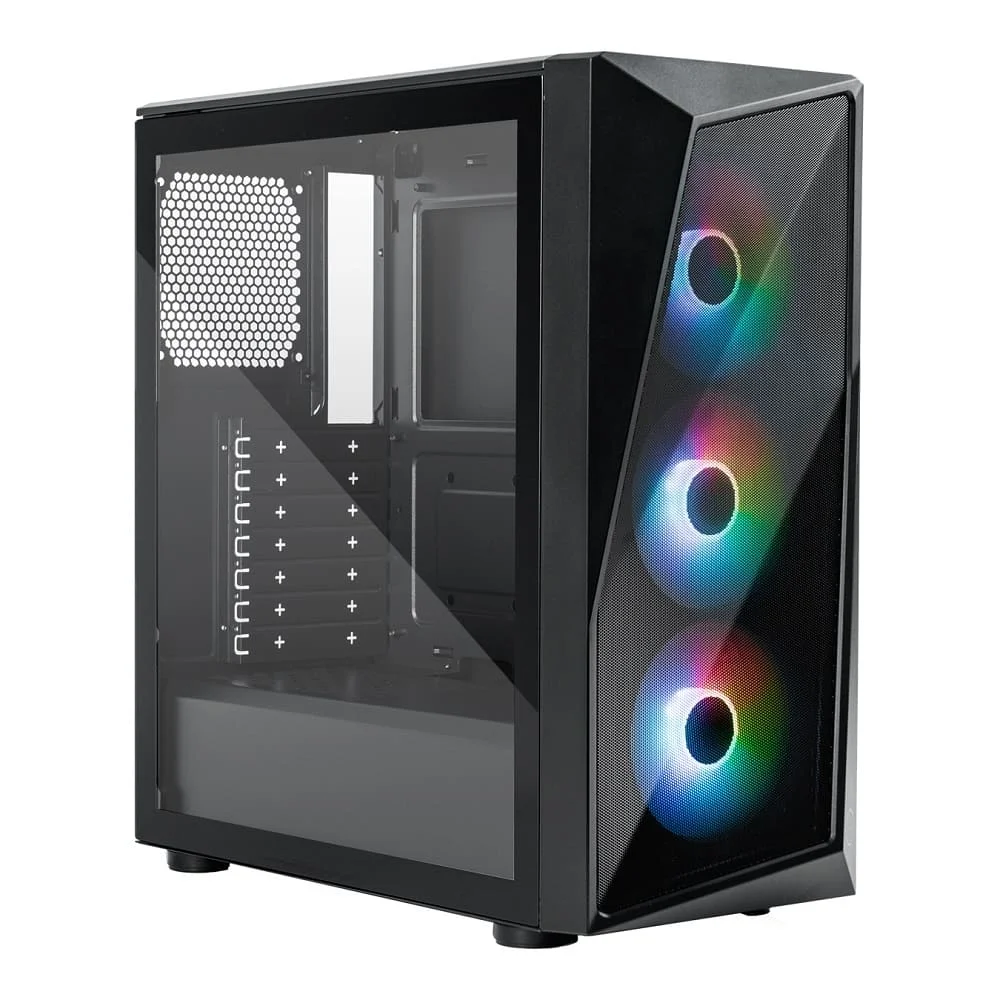 Gabinete Cooler Master Cmp 520, Lateral De Vidro,3 Fans Led Argb,Preto - Cp520-kgnn-s00 Gabinete Cooler Master Cmp 520, Lateral De Vidro,3 Fans Led Argb,Preto - Cp520-kgnn-s00
