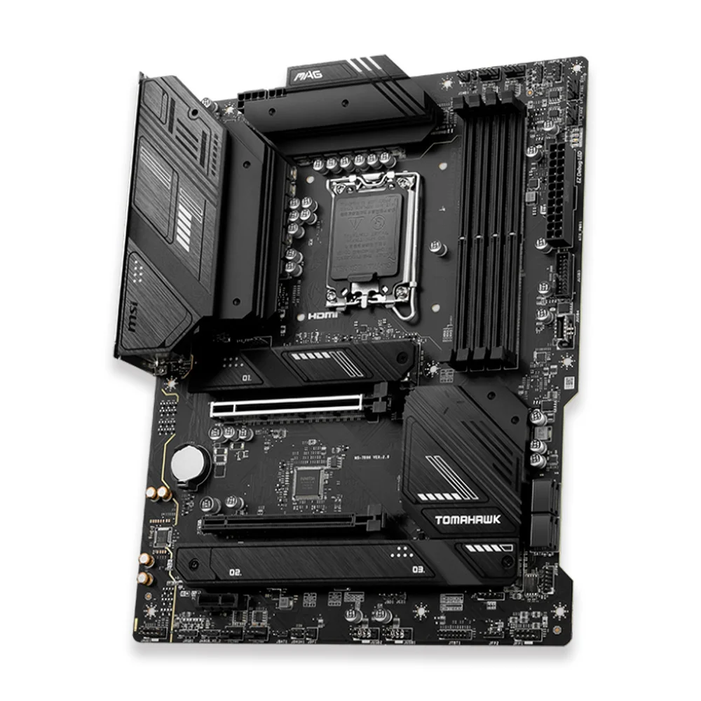 Placa Mãe MSI MAG B760 Tomahawk Wifi, Intel, LGA 1700, ATX, 12ª/ 13ª/ 14ª Gerações DDR5, Bluetooth - 911-7d96-013 Placa Mãe MSI MAG B760 Tomahawk Wifi, Intel, LGA 1700, ATX, 12ª/ 13ª/ 14ª Gerações DDR5, Bluetooth - 911-7d96-013