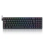 Teclado Mecanico Gamer Redragon,Ashe RGB, Switch Blue, Preto - K626-kb-b