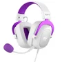 Headset Gamer Havit Hv-H2002d, Drivers 53mm, Conector P2, Roxo E Branco.