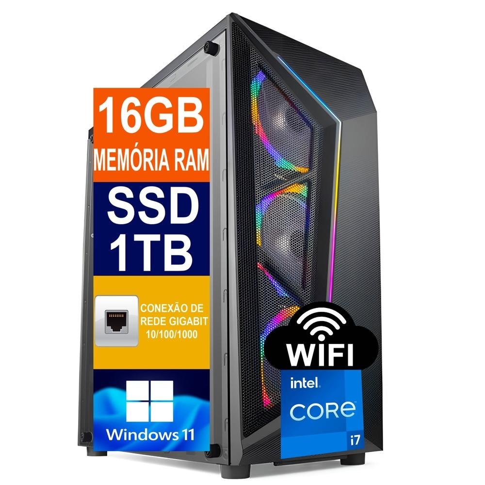PC Gamer I7 12700k SSD Nvme M2 1tb Windows 11