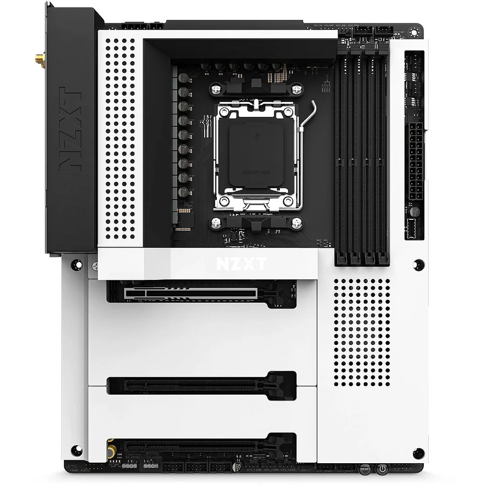 NZXT B650E White 白マザーボード AM5 起動確認済 Placa Me Nzxt N7 B650e Am5 ATX KaBuM