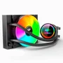 Water Cooler 120mm C3tech Fc-w120rgb, AMD E Intel, LED, RGB