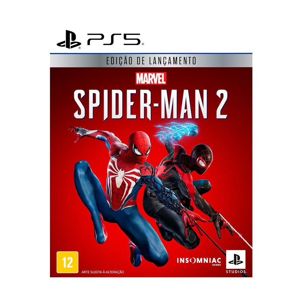 Jogo Marvels Spider-Man 2 Edição De Lançamento, Playstation 5 - Mídia Física Jogo Marvels Spider-Man 2 Edição De Lançamento, Playstation 5 - Mídia Física